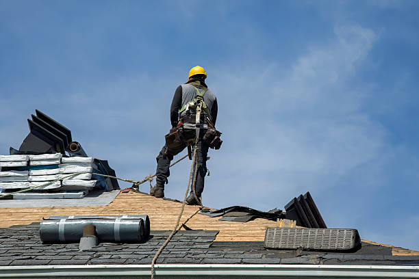 Professional Emergency Roof Repair technician working in Montpelier, ID